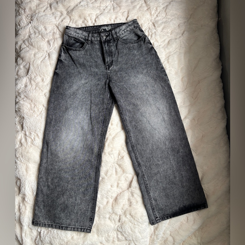 Rewash Charcoal Flare Jeans